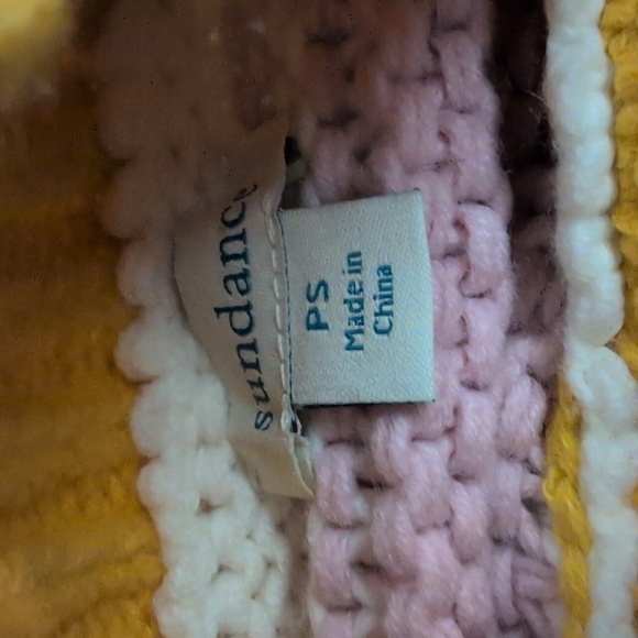 Sundance Vibrant Striped Oversized Sweater Size PS EUC - Picture 4 of 5